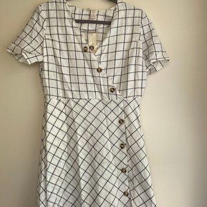Plaid Cotton Dress